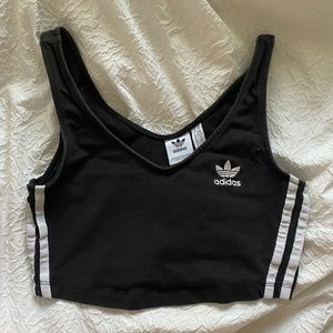 black adidas tank top